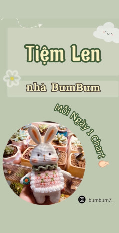 Chart Móc Len Thú Bông Dễ Thương Tại Tiệm Len Nhà BumBum