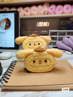 Chart móc len thú bông Pompompurin dễ thương và sinh động