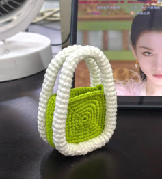 Chart móc len túi đựng tai nghe dễ thương cho người mới bắt đầu