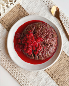 Chocolate Raspberry Overnight Protein Delight