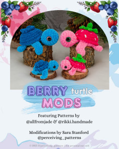Colorful Berry Turtle Crochet Patterns for Fun Crafting