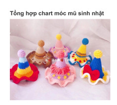 Colorful Crochet Birthday Hat Patterns Collection for Parties