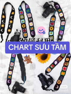 Colorful Crochet Camera Straps with Creative Patterns