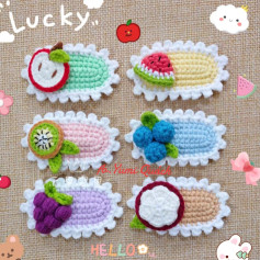 Colorful Crochet Fruit Motifs: A Delightful Craft Pattern