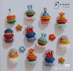 Colorful Crochet Monsters and Flowers for Fun Creations