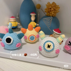 Colorful Crochet Monsters with Playful Designs for Creative Crafting