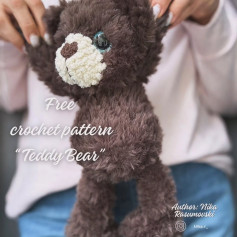 Create a Cute Teddy Bear with This Free Crochet Pattern