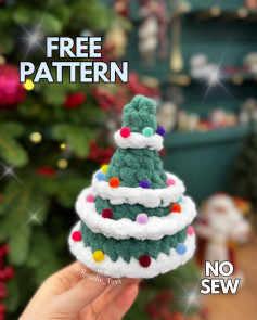 Crochet Christmas Tree Pattern: Free, Easy, and No Sew Required