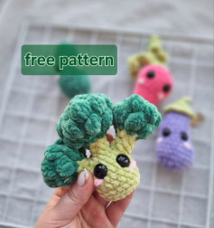 Crochet Cute Broccoli Amigurumi with Free Pattern Guide