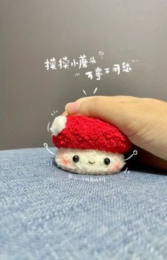 Crochet Cute Mushroom Plushie Pattern for Beginners