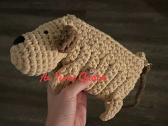 Crochet Dog Coin Purse Pattern for Cute Accessories