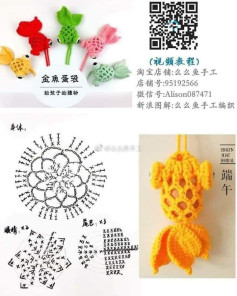 Crochet Goldfish Pouch Pattern for Beginners and Kids
