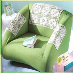 Crochet Lace Chair Cover for Elegant Home Decor