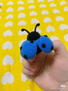 Crochet Ladybug Pattern: Create Your Cute Blue Amigurumi Friend