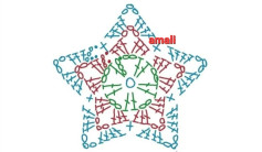 Crochet Pattern for a Colorful Star Design