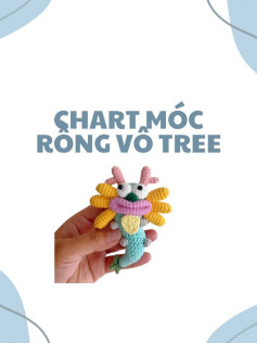 Crochet Pattern for Colorful Dragon Amigurumi Toy