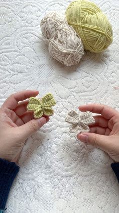 Crochet Pattern for Cute Little Yarn Butterflies