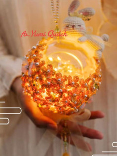 Crochet Pattern for Glowing Bunny Lantern Decoration