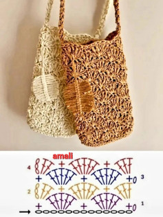 Crochet Pattern for Stylish Handmade Shoulder Bags