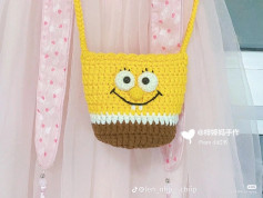 Crochet SpongeBob Inspired Bag Pattern for Beginners