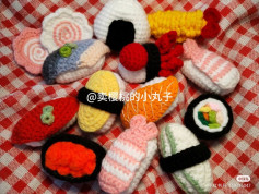 Crochet Sushi: Miniature Yarn Delights for Craft Enthusiasts