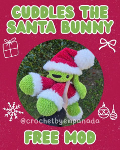 Crochet Your Own Cuddly Santa Bunny with This Free Pattern