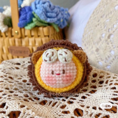 Cute Amigurumi Lion Face Crochet Pattern for Beginners