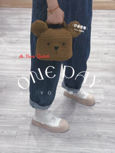 Cute Bear Crochet Bag Pattern for Beginners