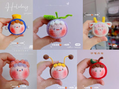 Cute Crochet Fruits and Animals: A Colorful Amigurumi Collection