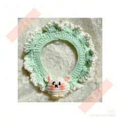 Cute Crochet Headband with Animal Ears Design