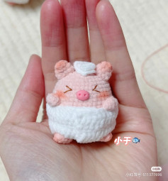 Cute Crochet Pig Amigurumi Pattern for Beginners