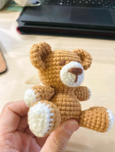 Cute Crochet Teddy Bear Pattern for Beginners