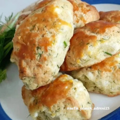 Dereotlu Peynirli Poğaça Lezzeti