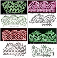 Elegant Crochet Edging Patterns by Nilza A de Souza