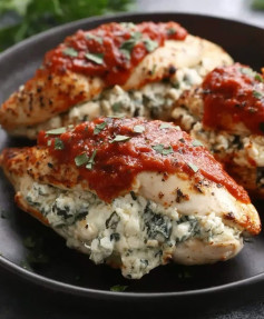 Frango Recheado Cremoso com Ricota e Mussarela