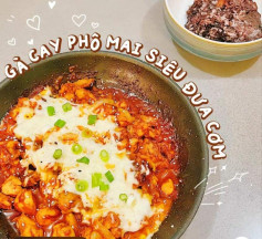 Gà cay phô mai Hàn Quốc thơm lừng đậm đà, mê hoặc vị giác