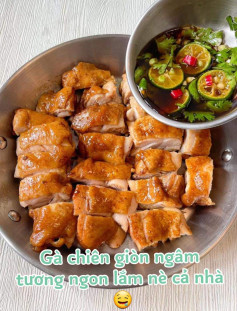 Gà Chiên Giòn Ngâm Tương Đậm Đà Hương Vị