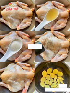 GÀ HẦM KHÔNG CẦN NƯỚC