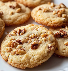 Galletas Keto de Queso Crema y Nuez Crujientes