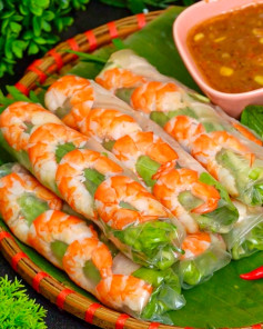 Gỏi Cuốn Đặc Biệt Cuốn Gọn Tay Ăn Tới Đâu Ngon Tới Đó