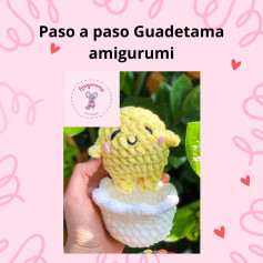 Guía para tejer un adorable Gudetama amigurumi paso a paso