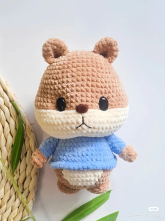 Hướng dẫn móc len gấu bông đáng yêu cho người mới bắt đầu