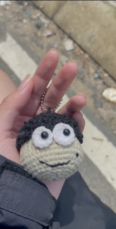 Hướng dẫn tạo móc khóa len đáng yêu hình nhân vật