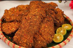 Khô Bò Thơm Nồng Vị Sả Ớt, Giòn Rụm Ngon Tuyệt
