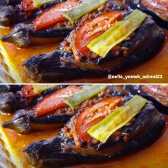 Kıymalı Patlıcan Karnıyarık Lezzeti