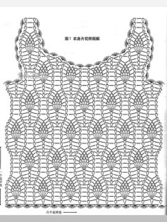 Lacy Crochet Top Pattern with Floral Motif Design