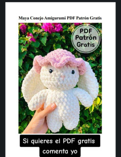 Maya Conejo Amigurumi PDF Patrón Gratis para Descargar