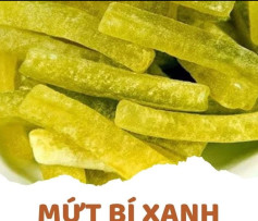 Mứt Bí Xanh Ngọt Ngào Giòn Tan