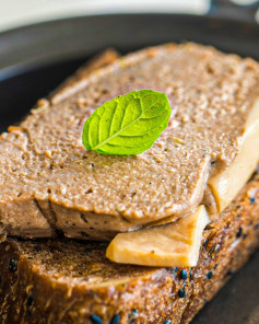 Pate Hạt Điều Thơm Ngậy Mịn Màng Cùng Nấm Đùi Gà Áp Chảo