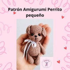 Patrón Amigurumi Perrito pequeño con detalles adorables